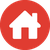 Home Icon Transparent Red